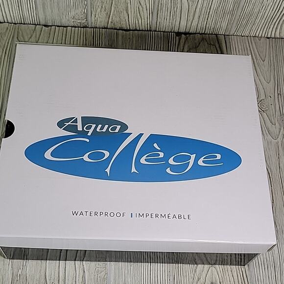 Aqua College Emily Natural Snakeprint Leather Waterproof Ankle Boot Womens 6 NEW - Picture 15 of 15